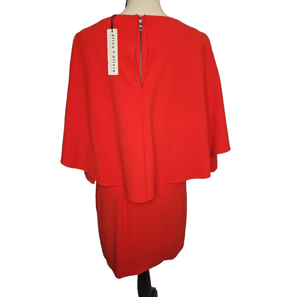 Red Black Holiday Party Mini Dress Christmas Size 2 - Picture 7 of 12